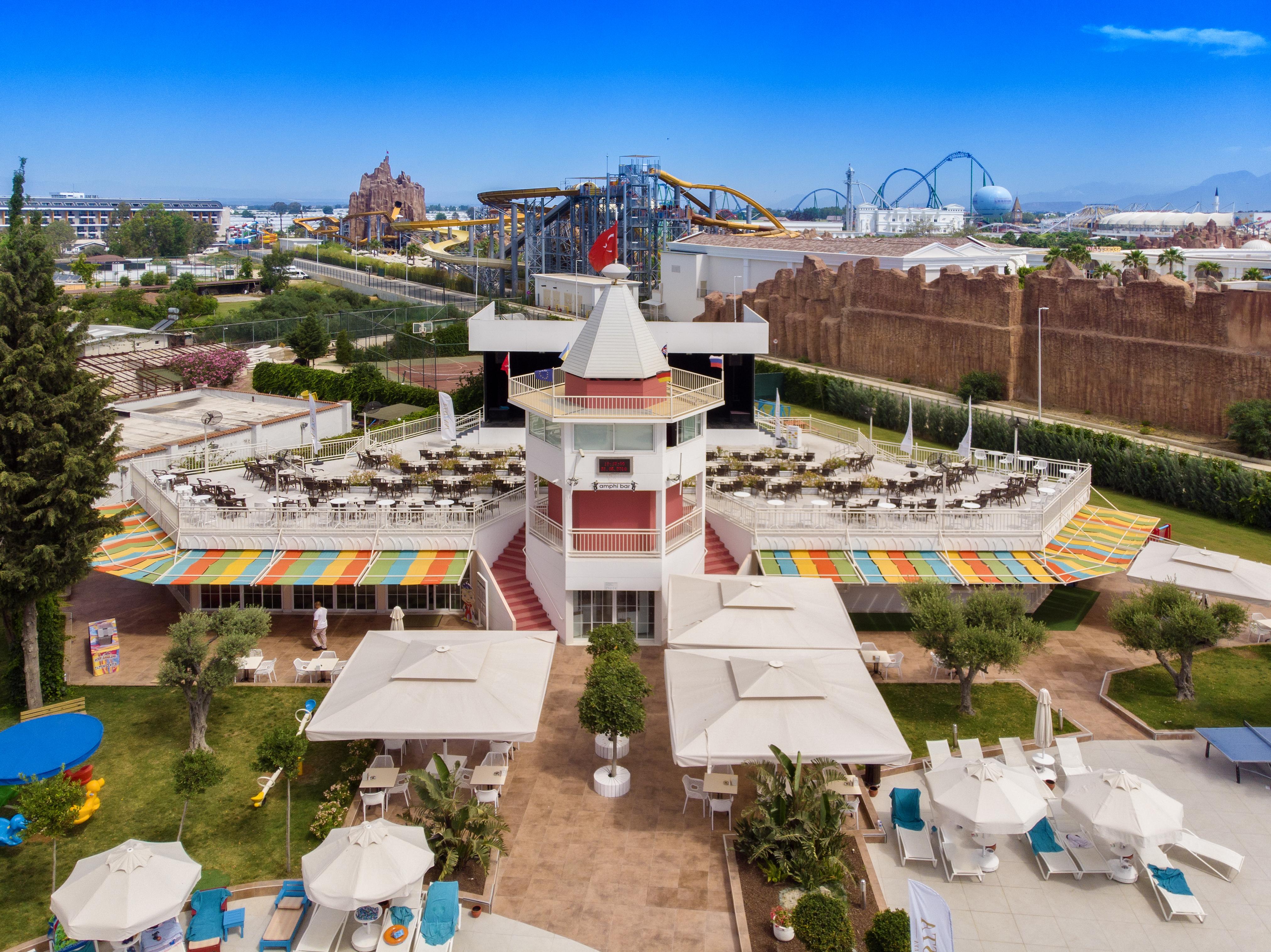 Innvista Hotels Belek Extérieur photo Aerial view of the restaurant