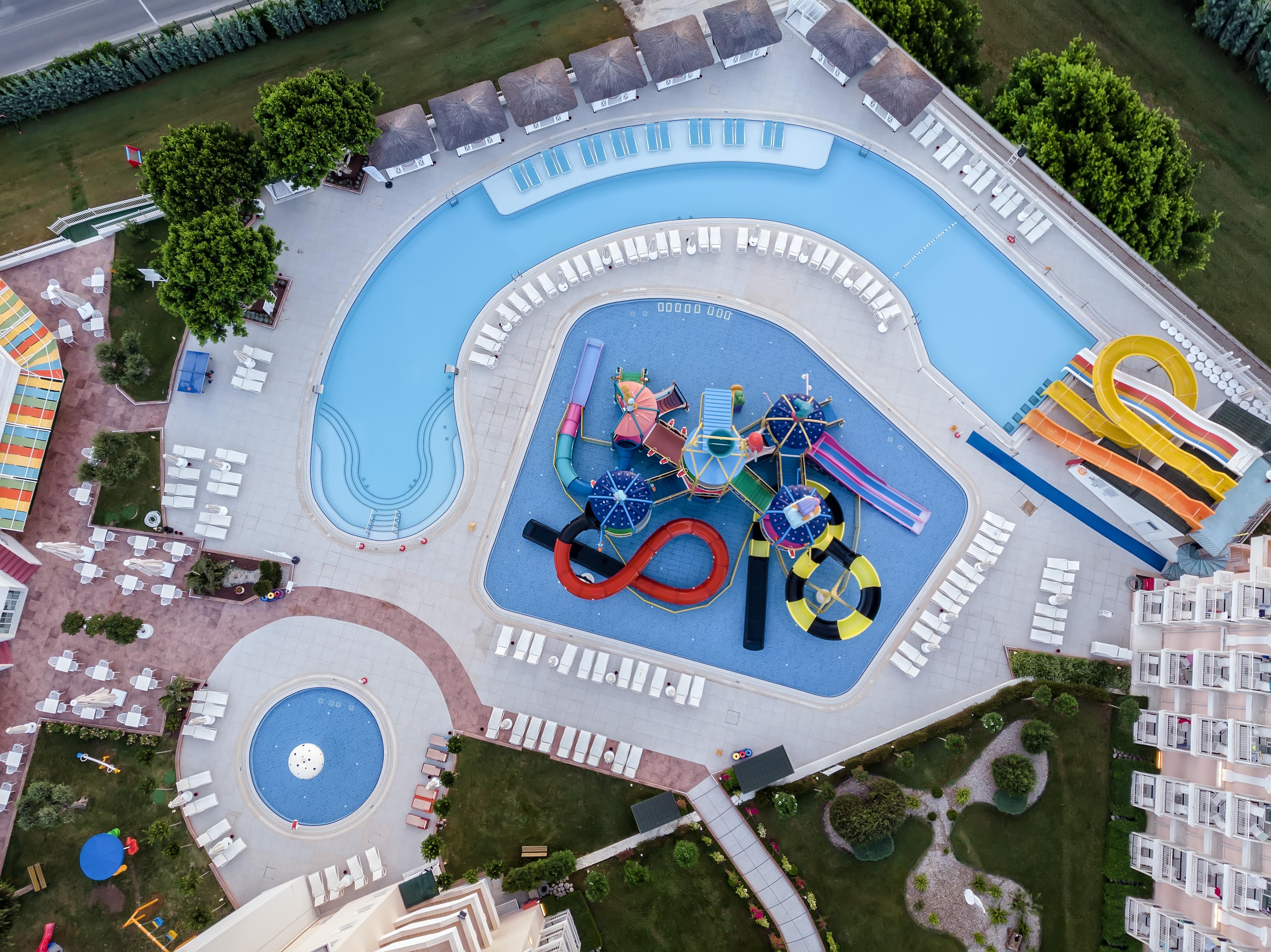 Innvista Hotels Belek Extérieur photo Aerial view of the water park